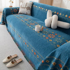 Bohemian Chenille Sofa Cover by Snagg A Sofa Cover