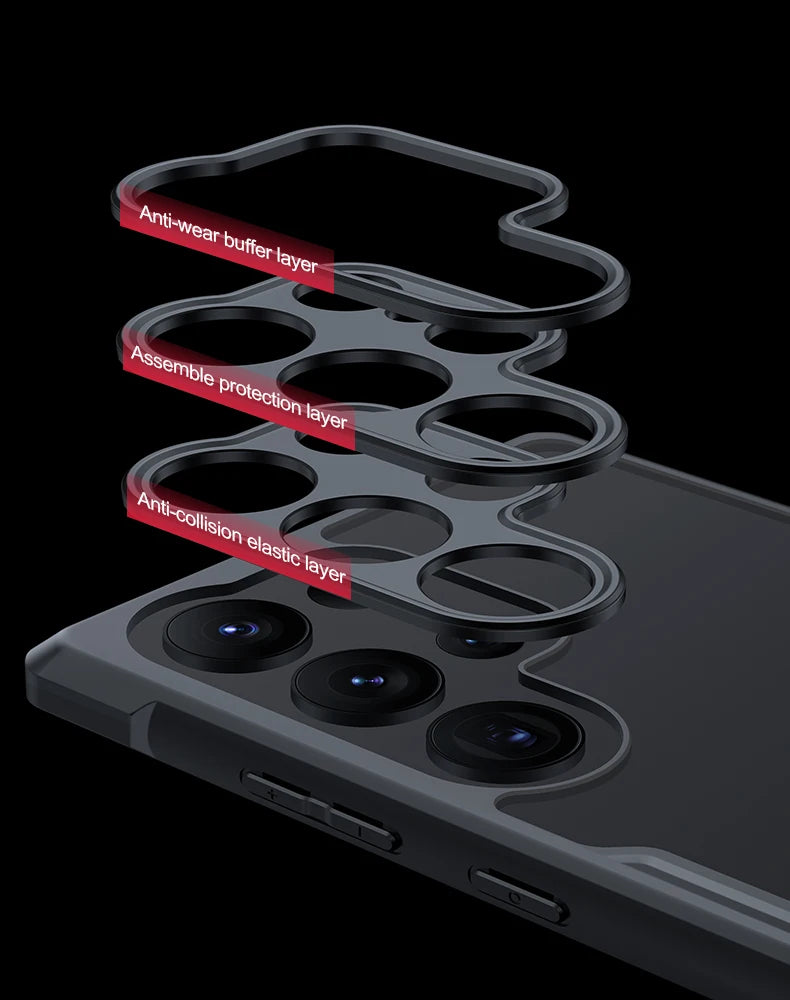 Airbag Shockproof Shell PC&TPU Back Clear - For Samsung Galaxy S25 Series - Phone Cases & Covers