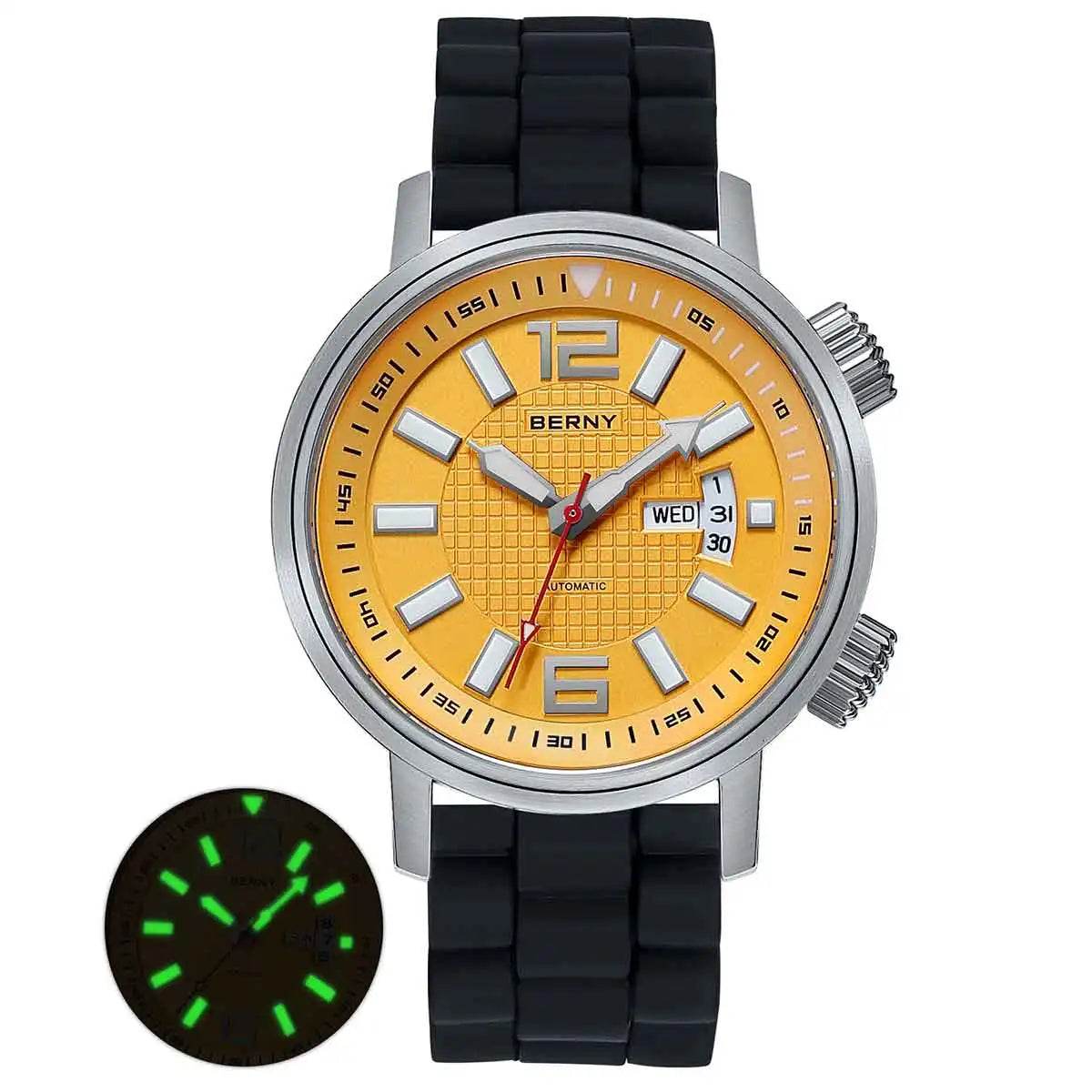 BERNY AM7081M Diver Automatic Watch - SnaggIt