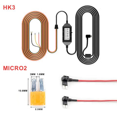 Smart ACC Hardwire Kit with Battery Protection | 24/7 Parking Surveillance for Dash Cams