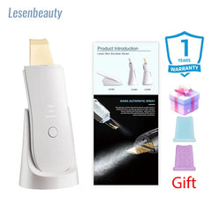 Ultrasonic Skin Scrubber – Deep Clean, Hydrate & Lift Facial Device