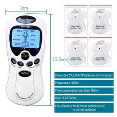 Digital TENS Machine – Electronic Pulse Muscle Stimulator for Pain Relief