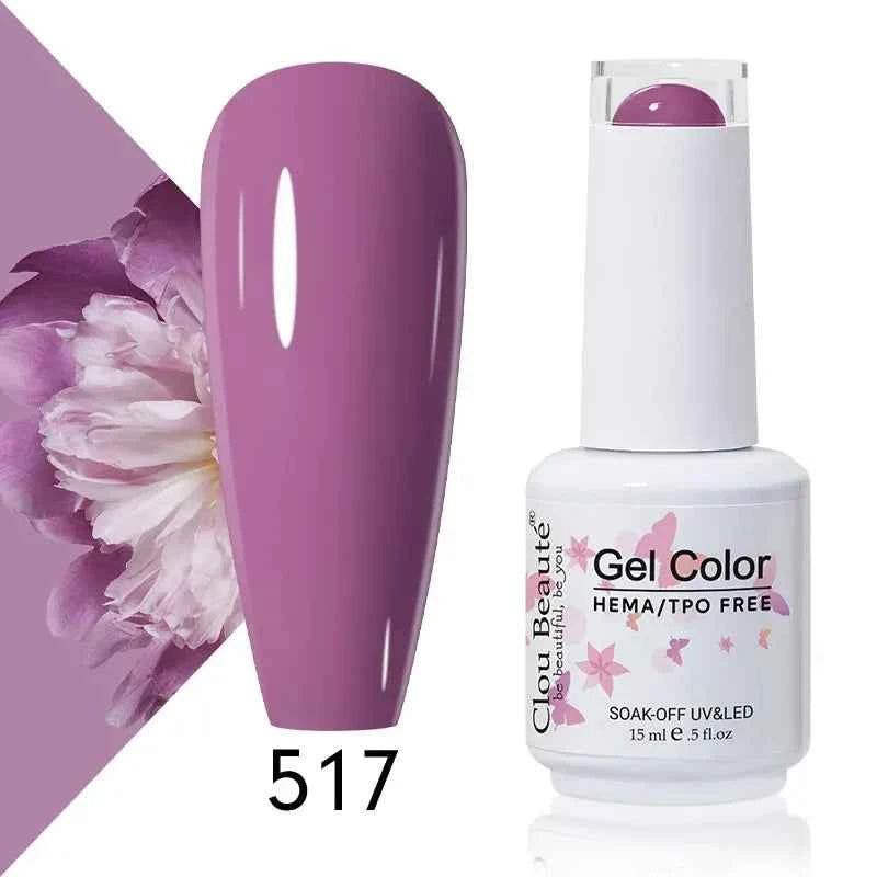 Professional 15ml HEMA & TPO-Free Gel Polish – High-Performance Semi-Permanent Varnish for Sensitive Skin