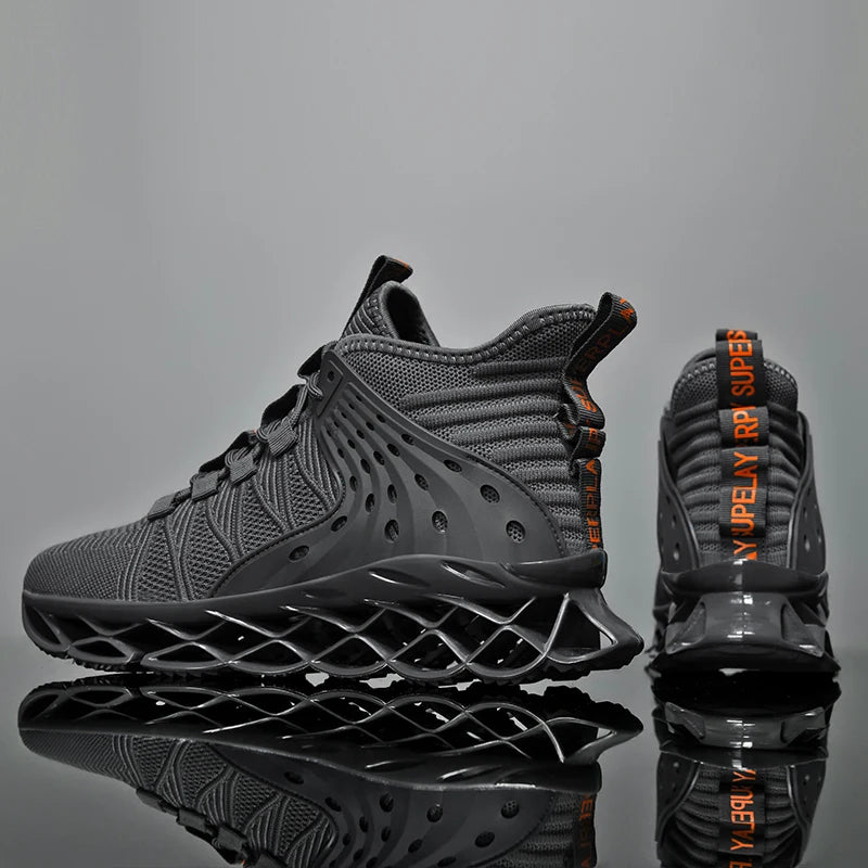 Men’s Casual Sneakers – Breathable Flyknit Trainers by Snagg A Shoes