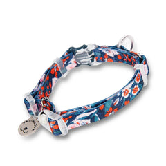 Floral Pet Collar with Bell – Adjustable, Safe & Stylish by Snagg A Pet Collars