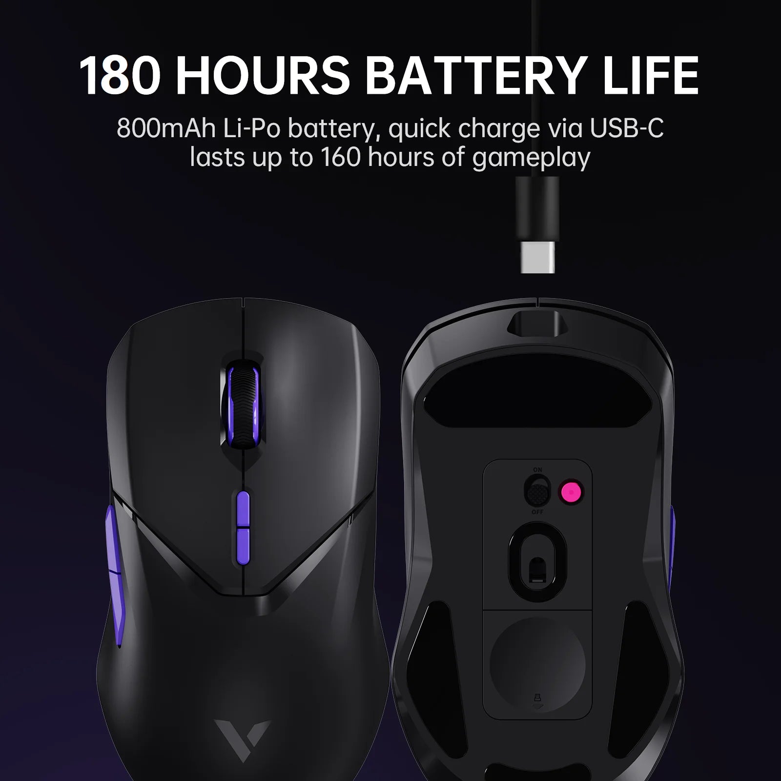 Superlight Wireless Gaming Mouse with 26,000 DPI by Snagg A Gaming Mouse