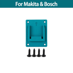 Cordless Drill & Power Tool Wall Mount Holder Compatible with Makita, DeWalt, Bosch & Milwaukee 18V Tools