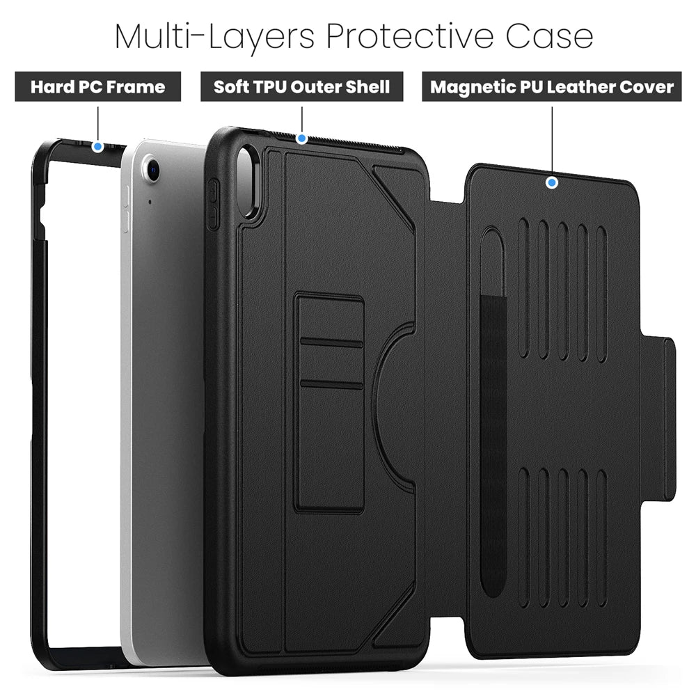 Multi-fold Smart Case for iPad Series by Snagg An iPad Case