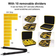 Portable Power Tool Battery Storage Case For DEWALT Batteries
