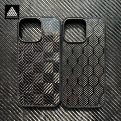 Magsafe Woven Carbon Fiber Case for iPhone 16 Series by Snagg A Phone Case