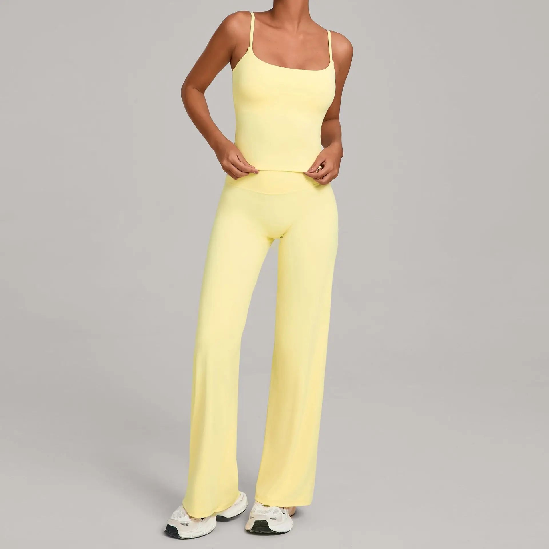 Women's 2-Piece Push-Up Yoga Tracksuit | High Waist Leggings & Fitness Bra Workout Gym Sportswear