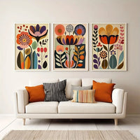 3pcs Boho Botanical Wall Posters by Snagg A Print