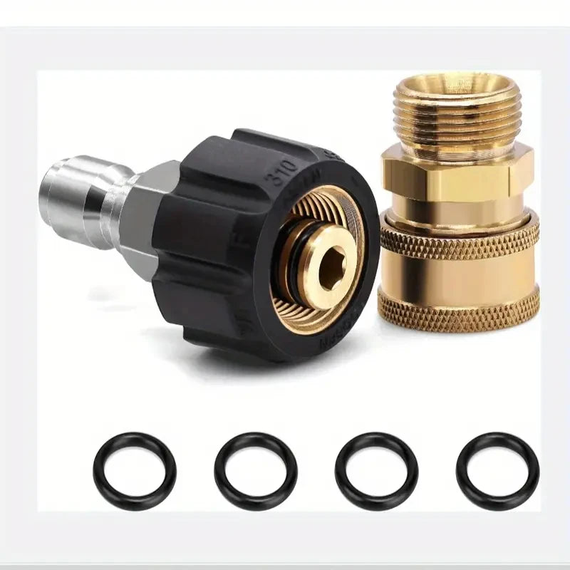 3/8" Quick Connect Kit with M22 14mm Thread by Snagg A Connector