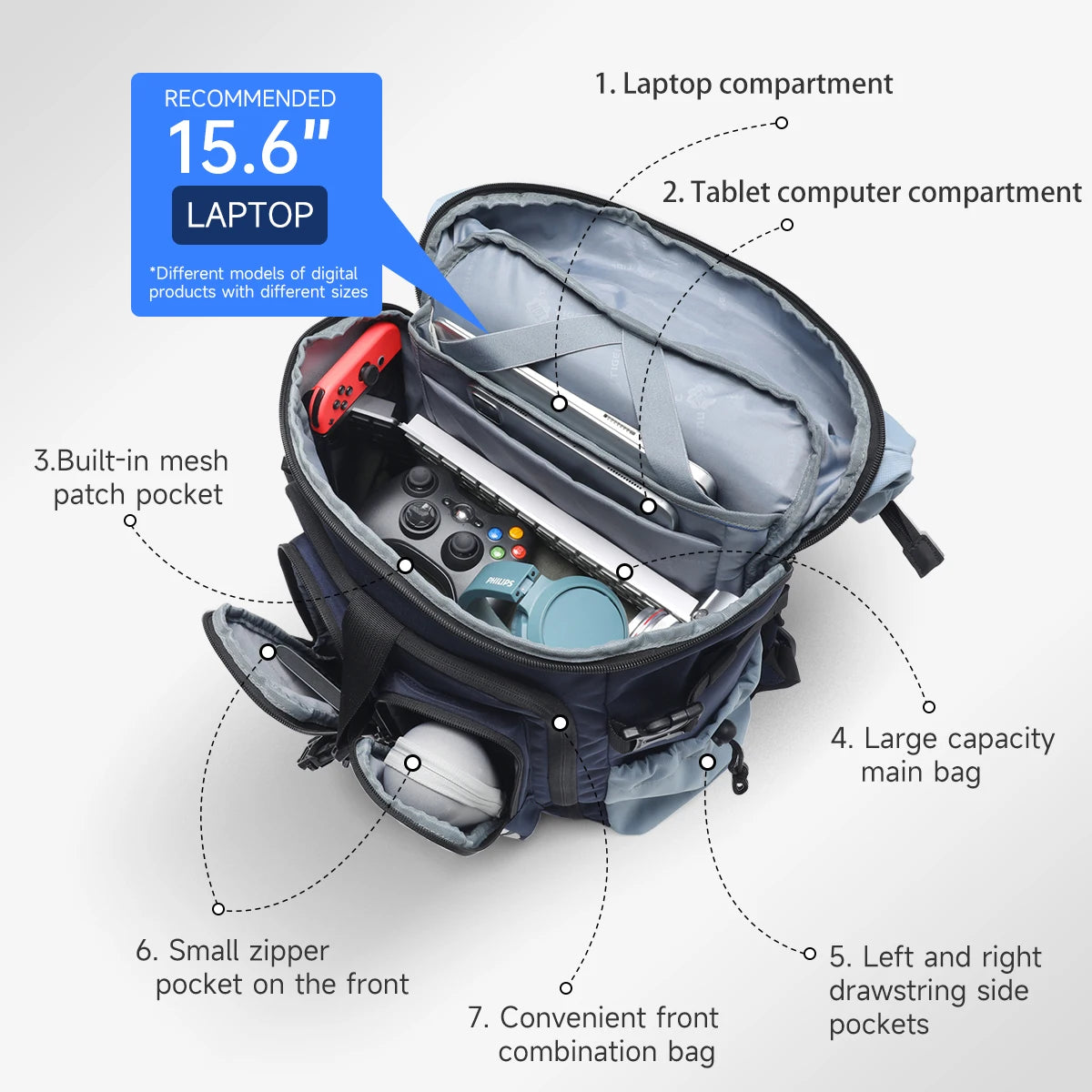 Expandable Waterproof Backpack by Snagg A Backpack