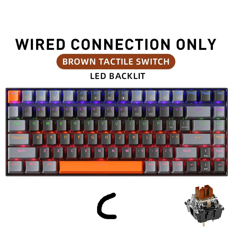 75% Wired Mechanical Keyboard for PC & Laptop Gaming by Snagg A Keyboard