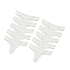 Seamless Cotton G-String 10-Pack | Breathable Thong Solid Colour Plus Size Women's Underwear