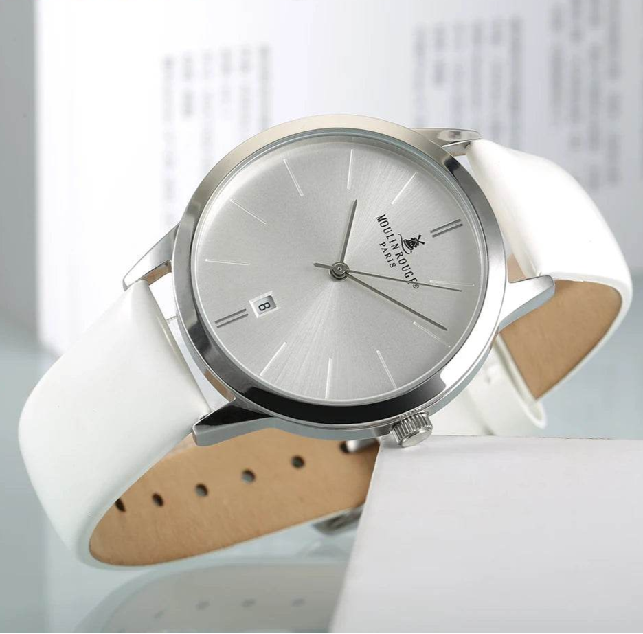 BERNY Women’s Leather Strap Quartz Watch - SnaggIt