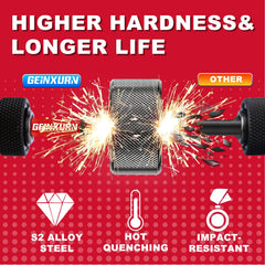 2" Impact Magnetic #2 Phillips Screwdriver Bit Set – S2 Alloy Steel