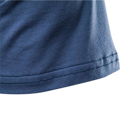 Cotton-Lycra V-Neck Tee | High-Elasticity Summer Essential