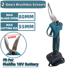 55mm Brushless Electric Garden Pruning Shears - SnaggIt