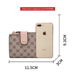 Women Signature Short Wallet by Snagg It Wallet