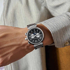 Automatic Mechanical Moon Phase Watch – Sapphire Crystal | Business & Casual | Multi Function Water Resistant