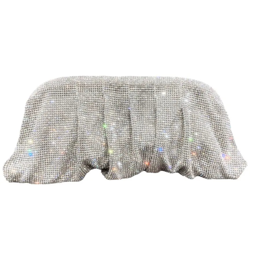 Elegant Rhinestone Crystal Evening Clutch by Snagg It Purses