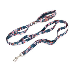 Floral Pet Leash with Neoprene Padded Handle by Snagg A Leash