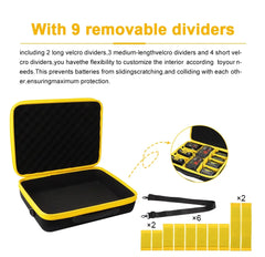 Portable Power Tool Battery Storage Case For DEWALT Batteries