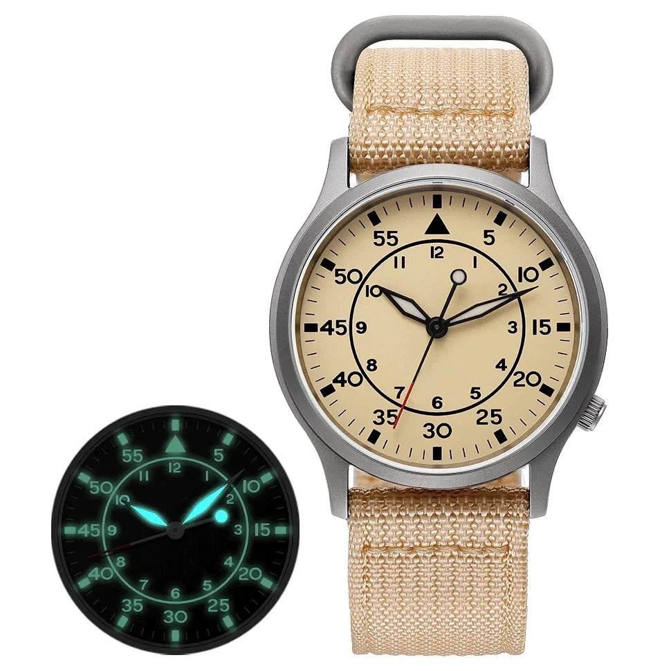 Titanium Quartz Watch – Rugged Elegance by Snagg A Watch