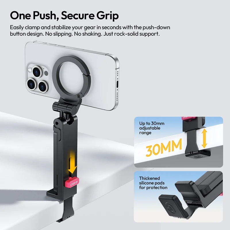 MagLock Phone Holder Mount Tripod by Snagg A Tripod