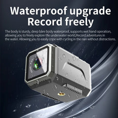 4K HD Mini Action Camera – Waterproof Helmet Cam with Clip Mount by Snagg A Portable Camera