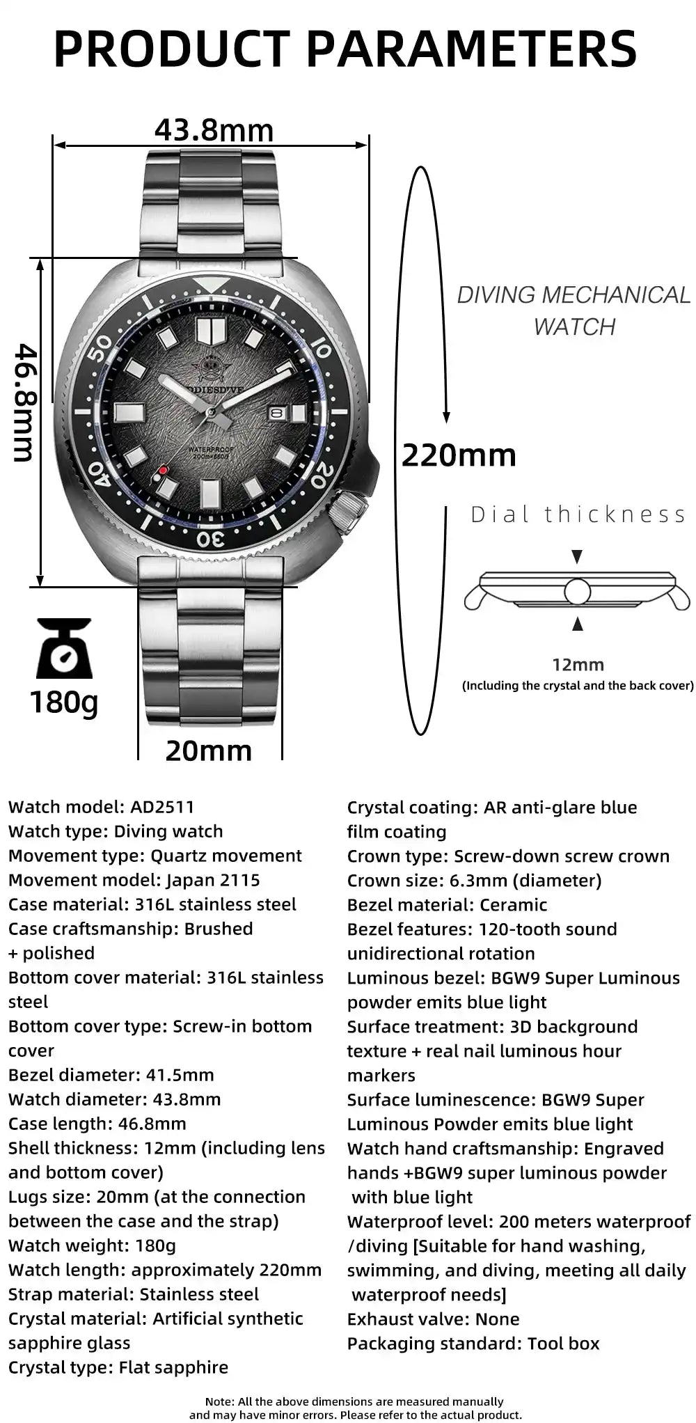 Luxury Waterproof Men’s Watch - Watches