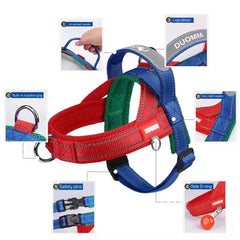 Saddle-Style Dog Harness – Padded Quick-Release Chest Strap for Small, Medium & Large Dogs