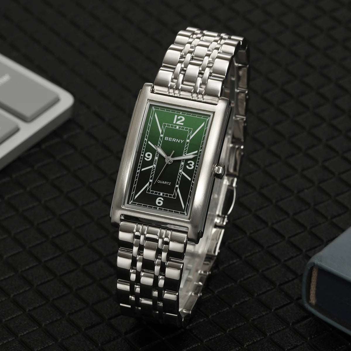 Rectangular Luxury Quartz Watch by Snagg A Watch