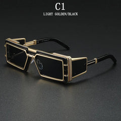 Square Vintage Luxury Steampunk Sunglasses by Snagg A Shades
