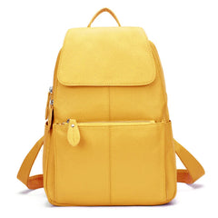 Genuine Leather Anti-Theft Women's Backpack