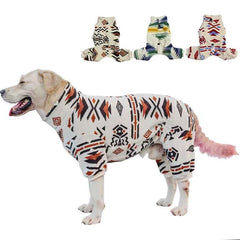 Fleece Turtleneck Dog Pyjamas – Soft Warm Winter Onesie for Small, Medium & Large Dogs (M–5XL)