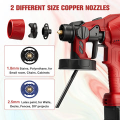 Cordless HVLP Paint Sprayer – Compatible with Milwaukee 18V Batteries