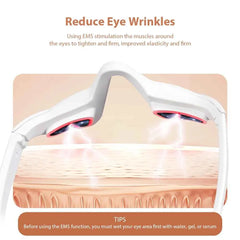 3D EMS Eye Massager Glasses – Red Light Anti Fatigue Eye Care Device