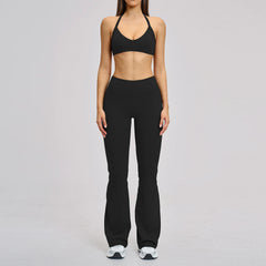 Women's 2-Piece Push-Up Yoga Fitness Suit | Sports Bra & High Waist Leggings Tracksuit Gym