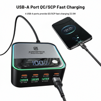8 Port GaN USB-C Desktop Charger by Snagg A Charging Station