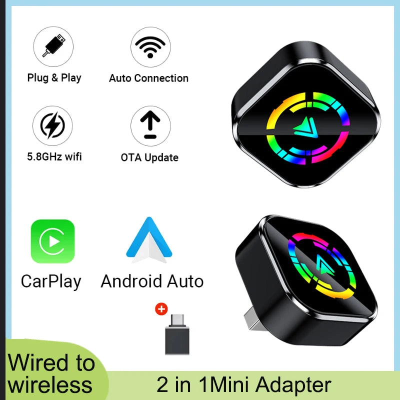 2025 Wireless CarPlay & Android Auto Adapter by Snagg A Car Adapter