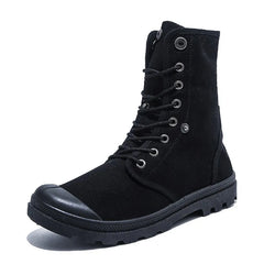 Men’s Fashion Canvas High-Top Sneakers by Snagg A Shoes