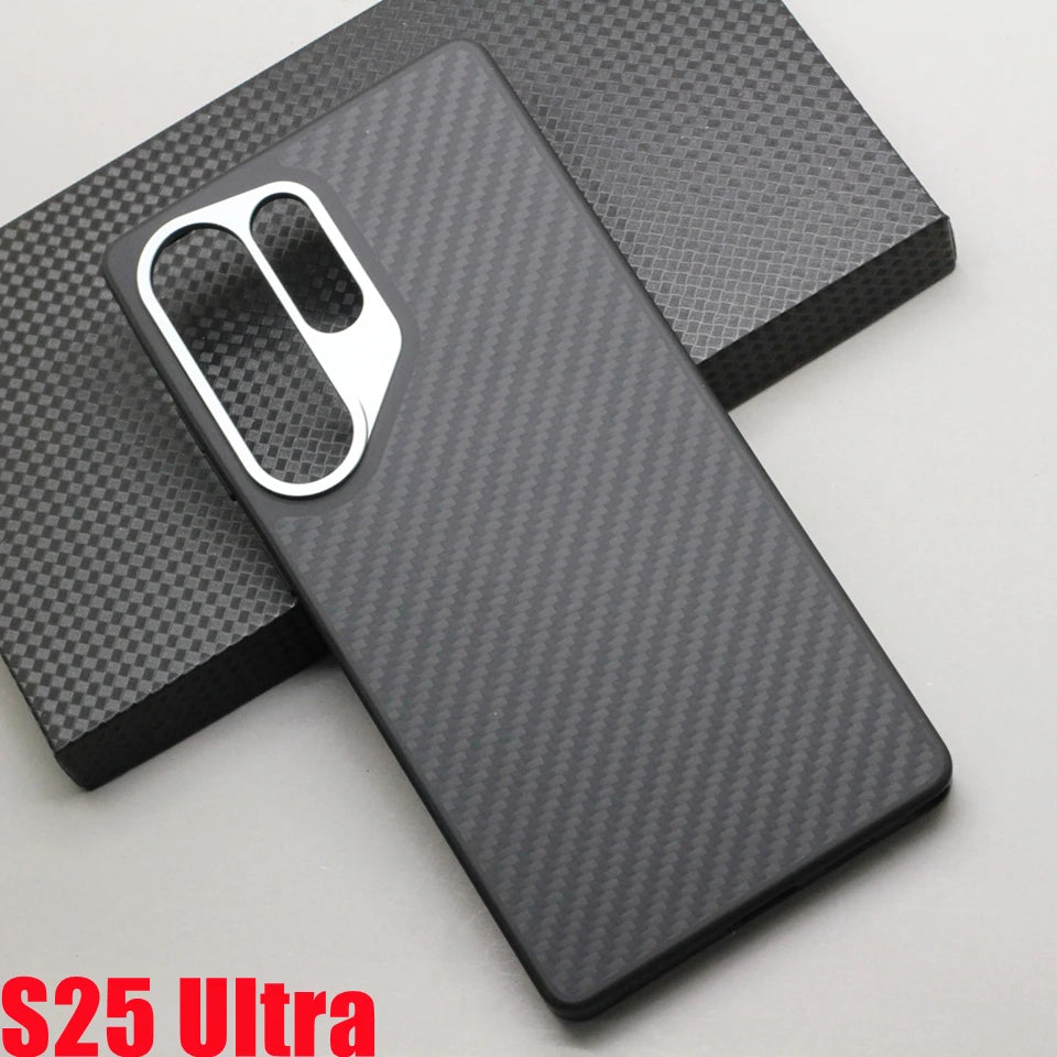 Magsafe Carbon Fiber Pattern Case for Samsung Galaxy S25 / Ultra / Plus by Snagg A Phone Case