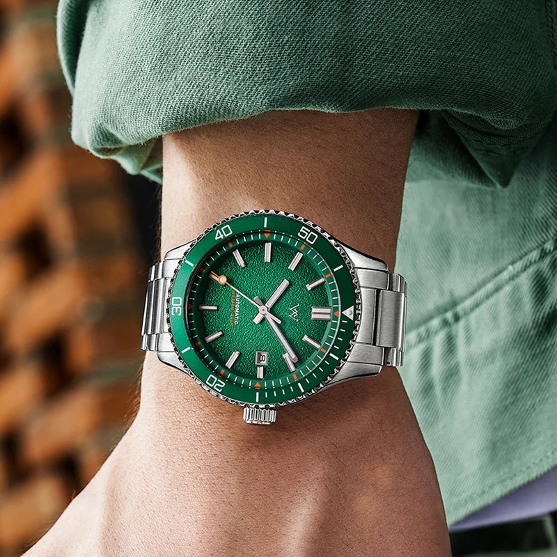 Automatic Mechanical Dive Watch – MIYOTA 8215 Movement | Sapphire Crystal | 200M Waterproof - Men’s Watches