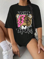 Wild Thang Print Womans Streetwear T-Shirt
