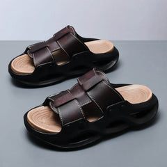 Beach Platform Slippers for Men - SnaggIt