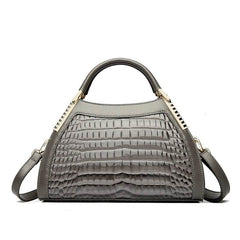 Alligator Patent Leather Crossbody Shoulder Bag - SnaggIt