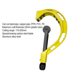 Roller-type large-diameter pipe cutter for PVC pipe – image 5